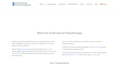 Desktop Screenshot of barcelonaphysio.com